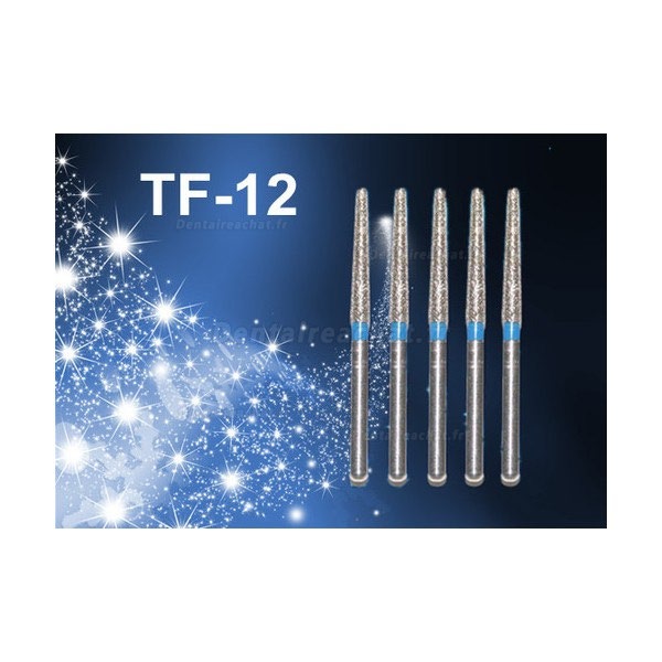 100 Pièces FG TF-12 1.6mm Fraise diamantée dentaire